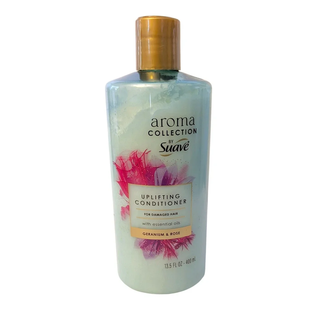 Suave Aroma Collection Uplifting Conditioner Geranium‎ Rose Damaged Hair 13.5 oz